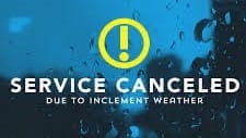 South Hills Partnership Services Are Cancelled Tomorrow